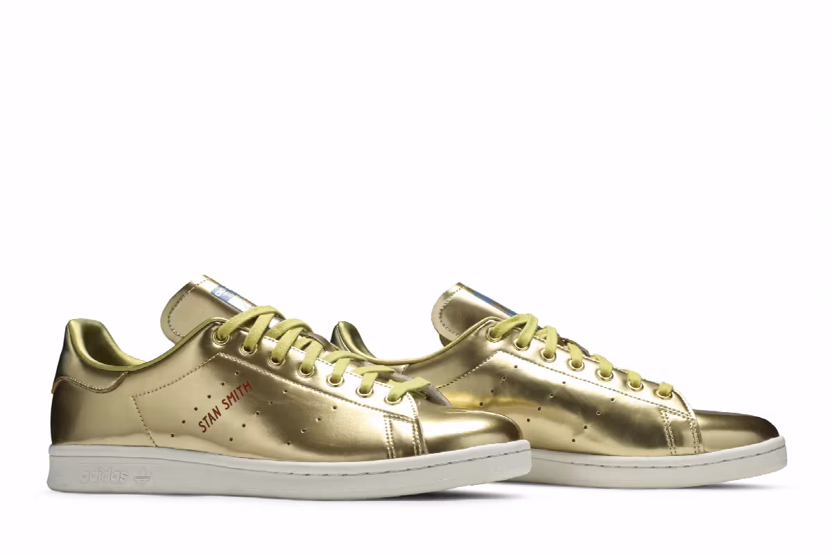 adidas Stan Smith Metallic Pack - Gold, view 9