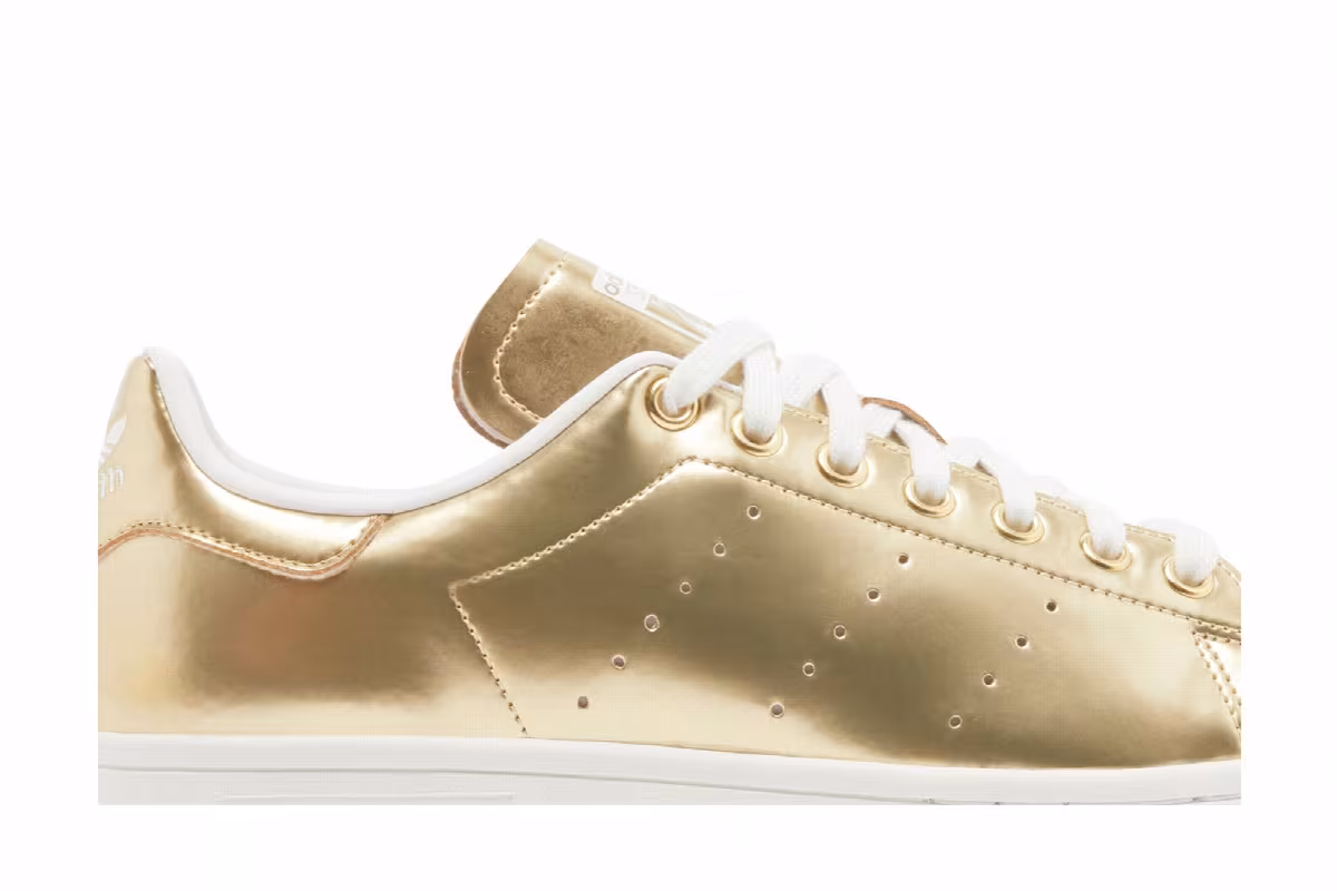 adidas Stan Smith Gold Metallic, view 3