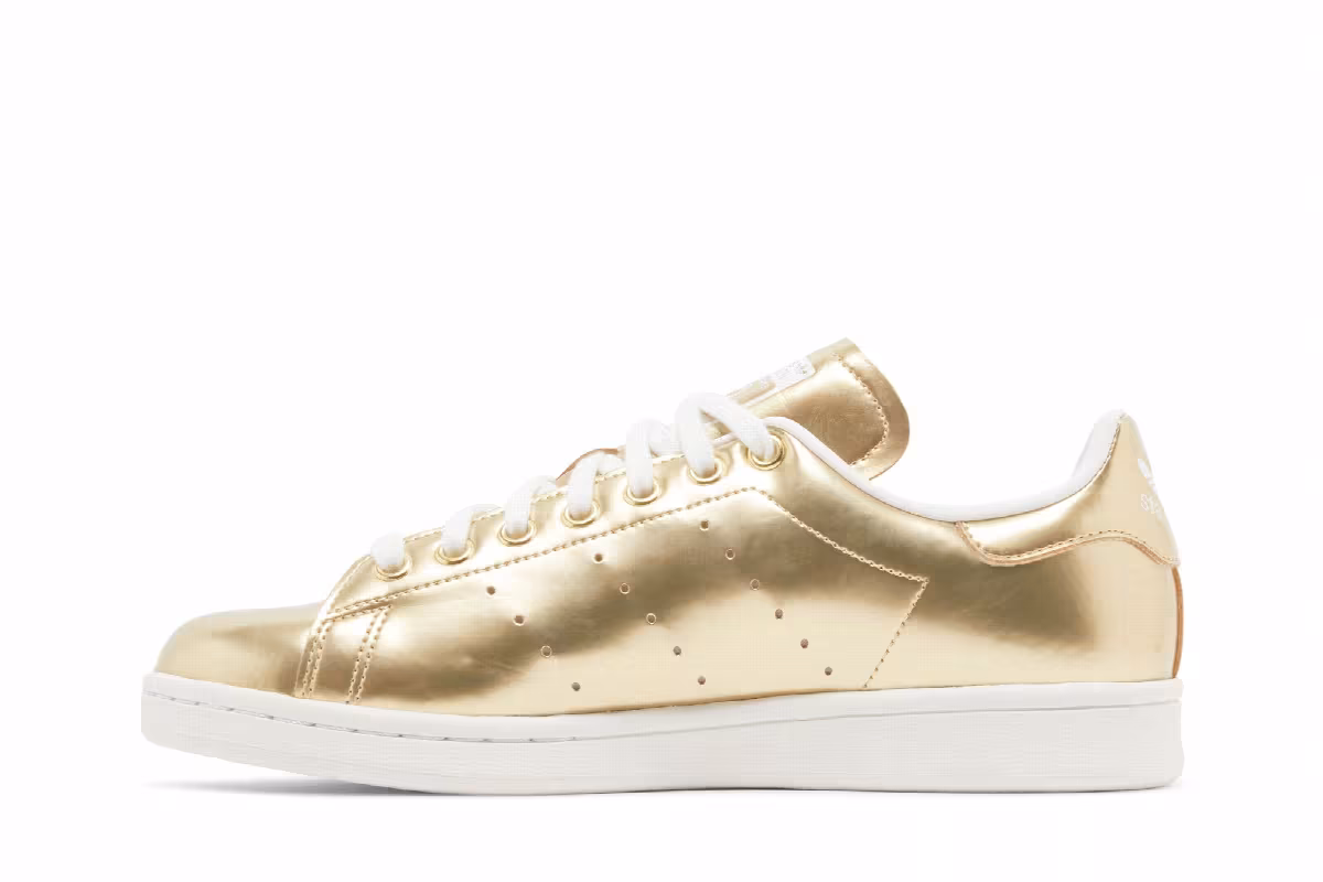 adidas Stan Smith Gold Metallic, view 4