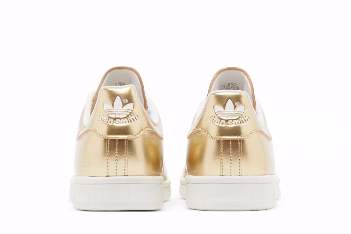 adidas Stan Smith Gold Metallic, view 7