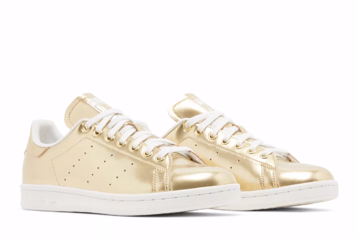 adidas Stan Smith Gold Metallic, view 9