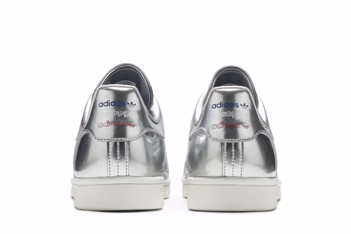 adidas Stan Smith Silver Metallic, view 7