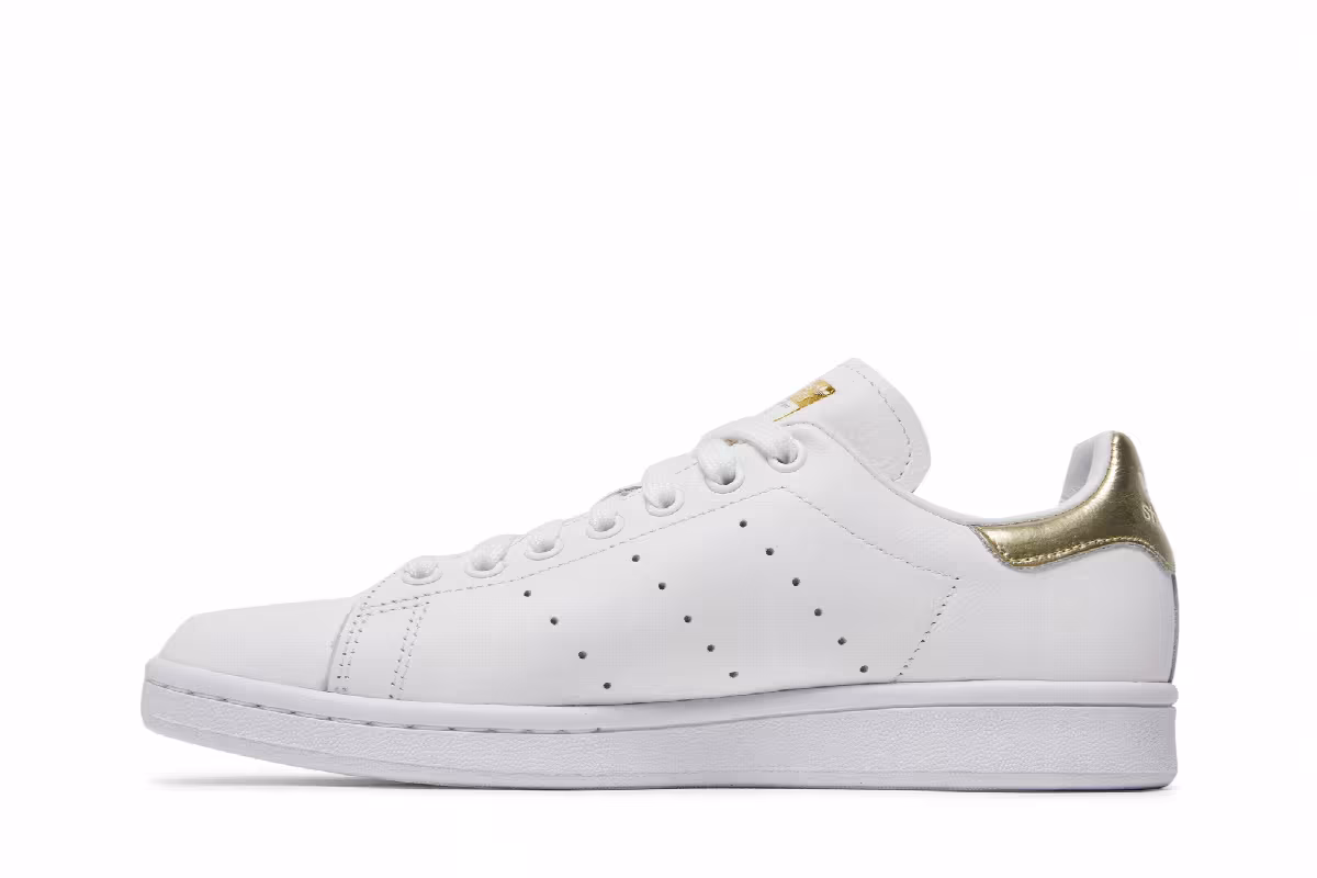 adidas Women's Stan Smith Metallic Heel, view 4