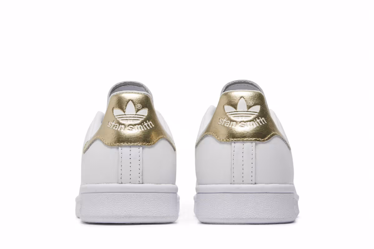 adidas Women's Stan Smith Metallic Heel, view 7