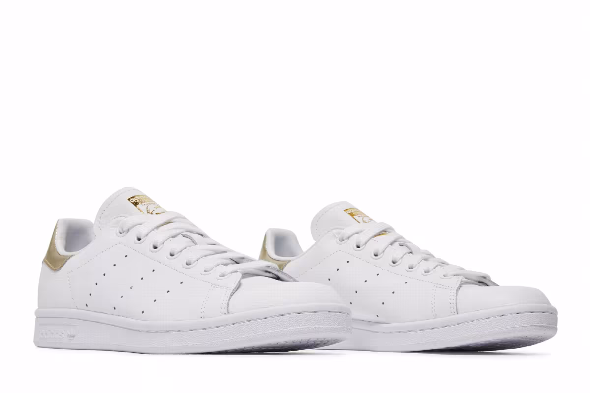 adidas Women's Stan Smith Metallic Heel, view 9