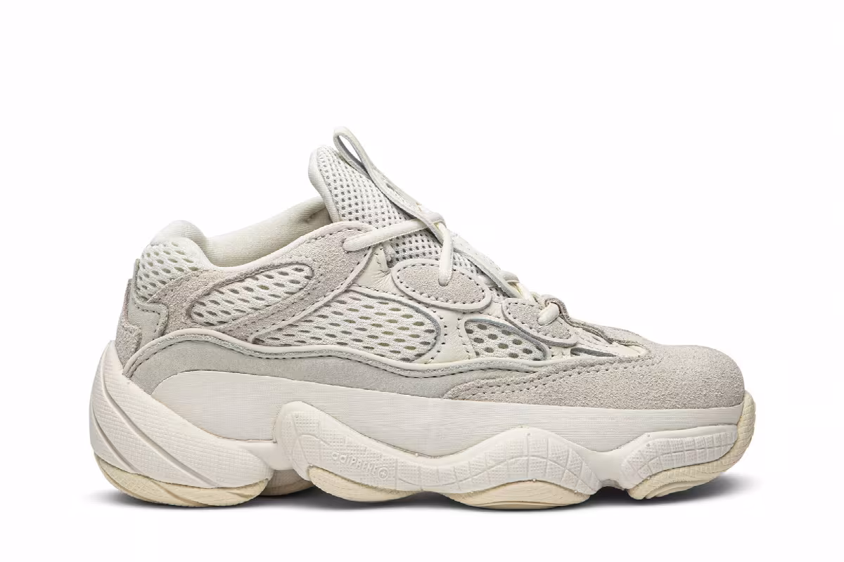 adidas Yeezy 500 Kids Bone White, view 2