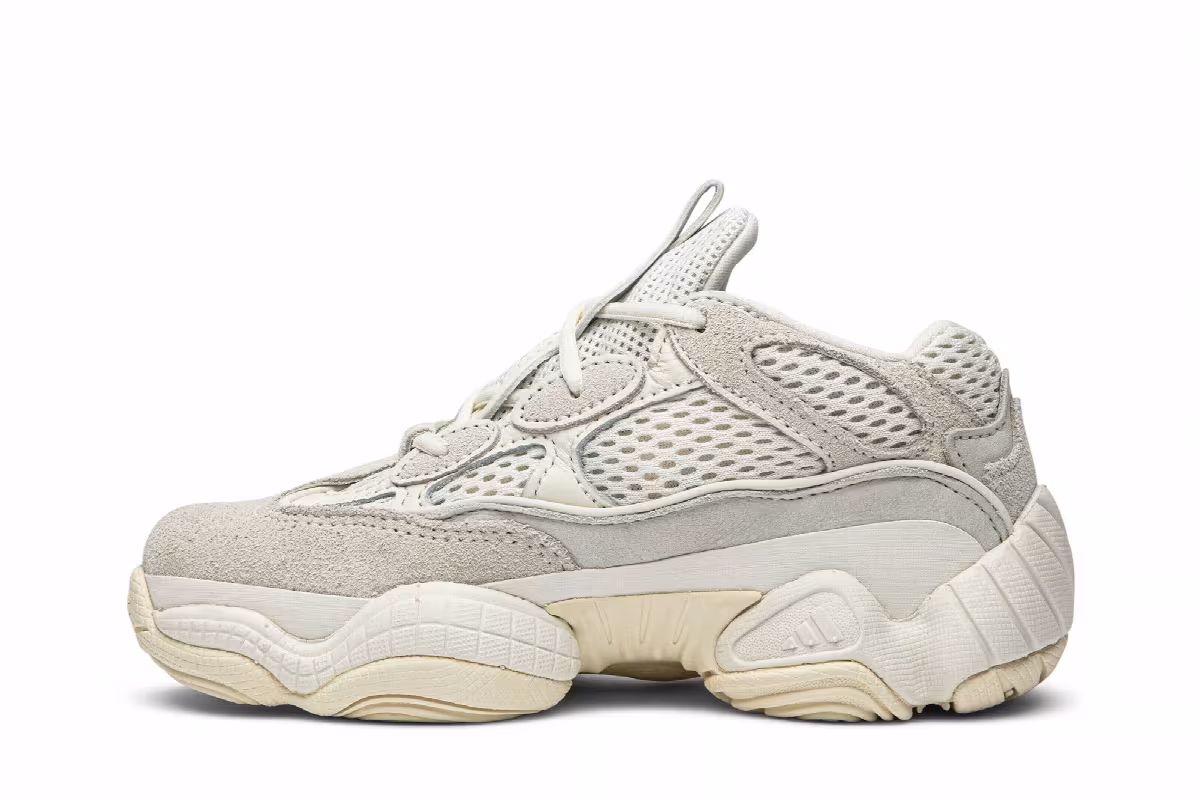 adidas Yeezy 500 Kids Bone White, view 4