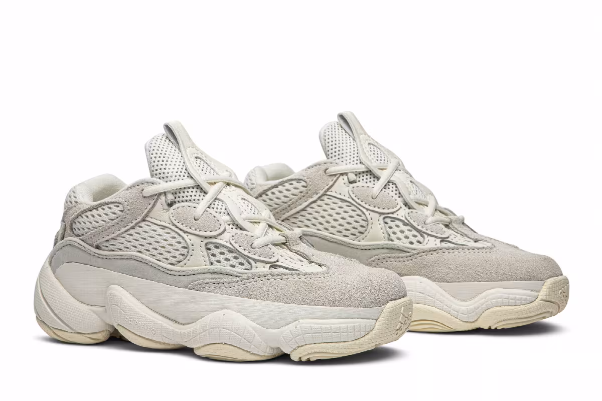 adidas Yeezy 500 Kids Bone White, view 9