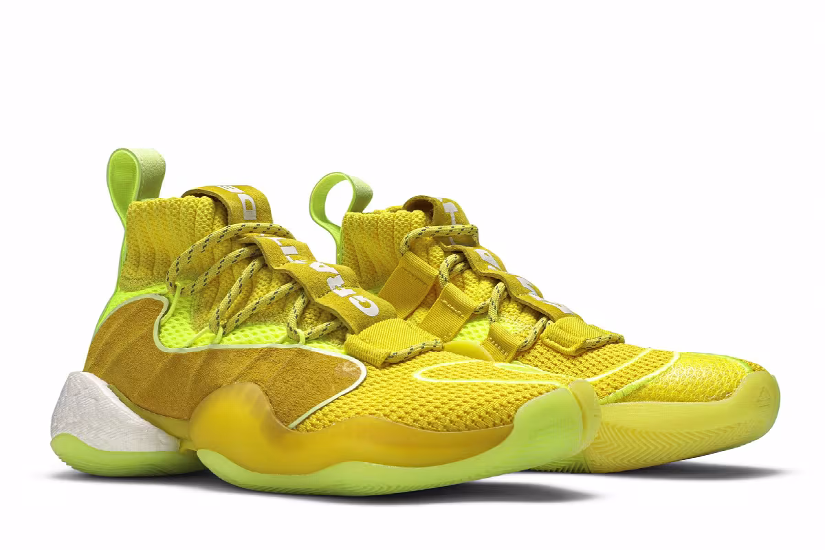 Pharrell x adidas Crazy BYW X Bright Yellow, view 9