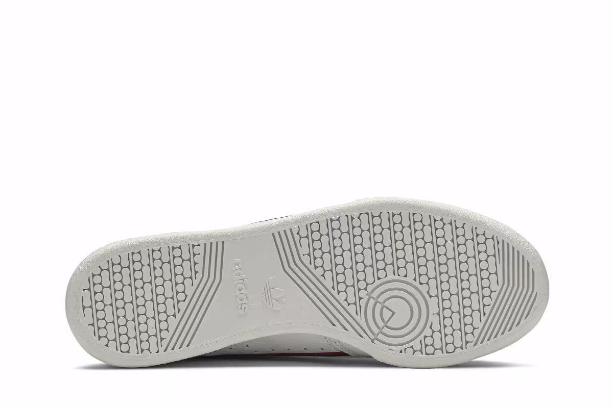 adidas Continental 80 White Navy Scarlet, view 5