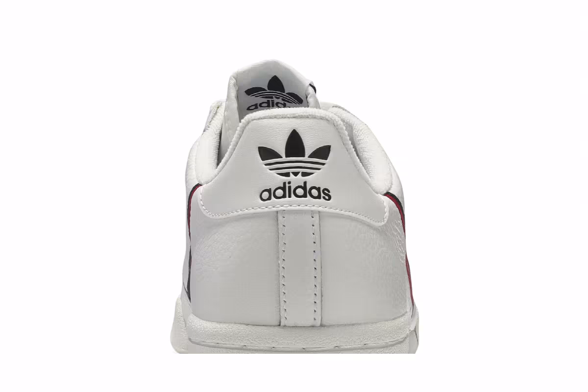 adidas Continental 80 White Navy Scarlet, view 8