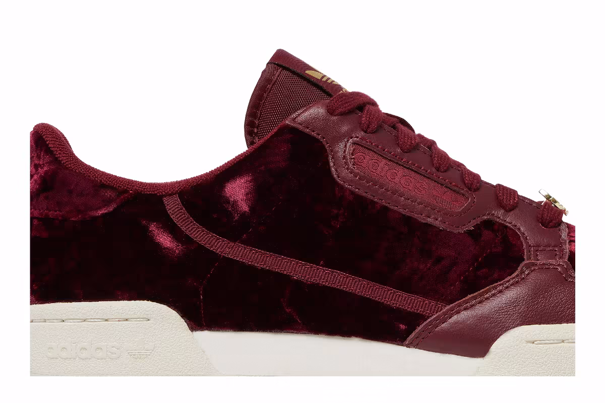 Adidas Continental 80 Velvet Pack - Burgundy, view 3