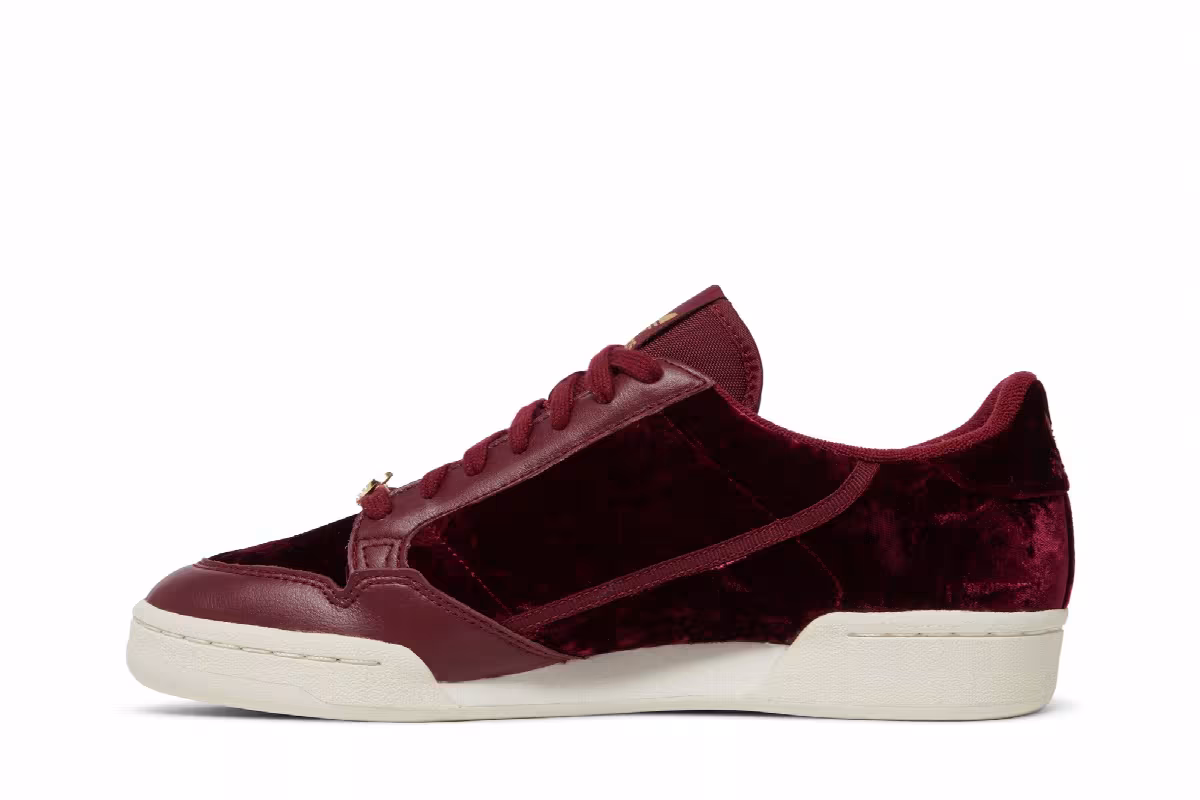 Adidas Continental 80 Velvet Pack - Burgundy, view 4