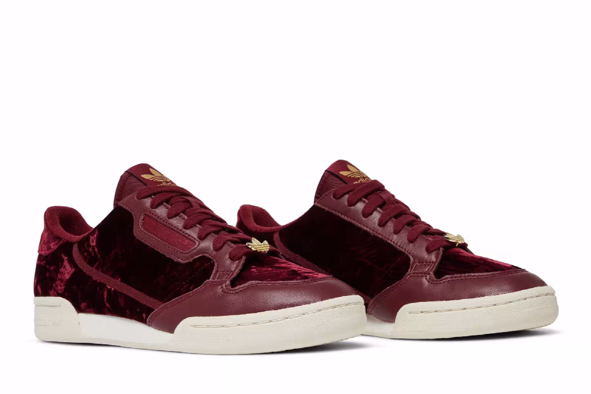 Adidas Continental 80 Velvet Pack - Burgundy, view 9