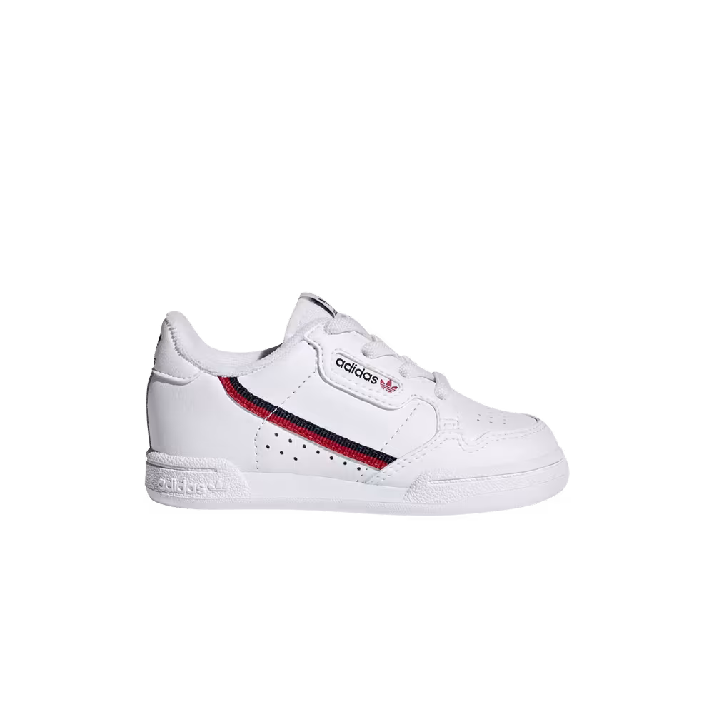 Adidas Continental 80 Infant White Navy Scarlet