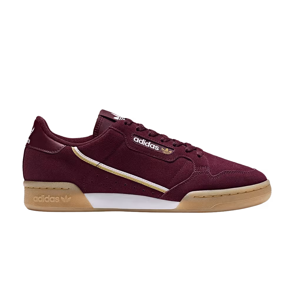 Adidas Continental 80 Suede Maroon