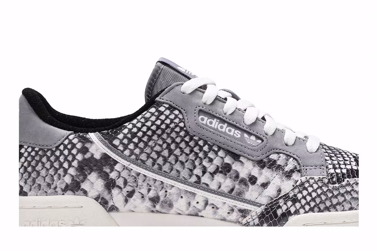 Adidas Continential 80 Grey Snakeskin, view 3