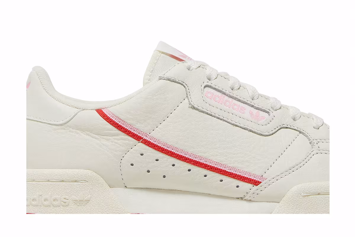 Adidas Women's Continental 80 Off White Pink, view 3