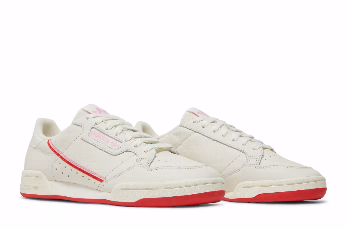 Adidas Women's Continental 80 Off White Pink, view 9