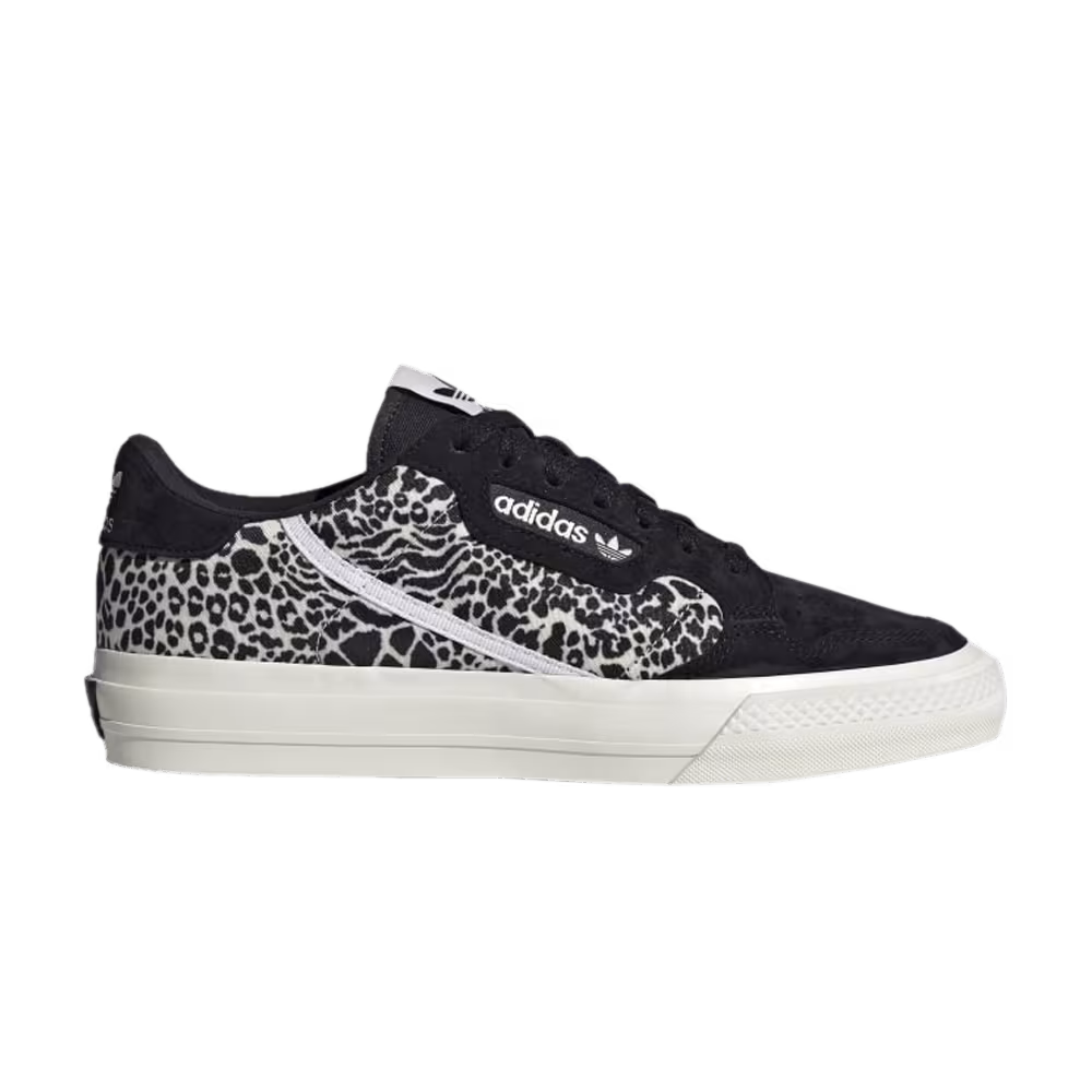 Adidas Women's Continental 80 Vulc Leopard Print