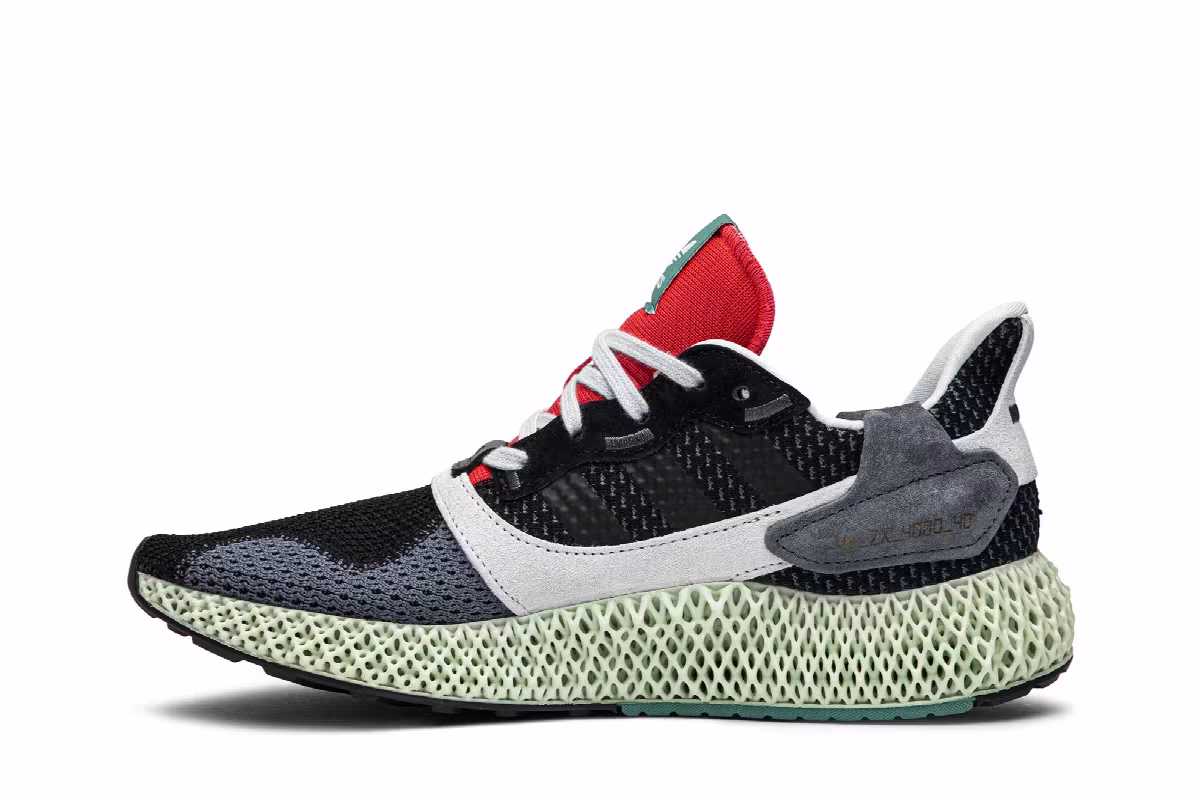 adidas ZX 4000 Futurecraft 4D Black Onix, view 4