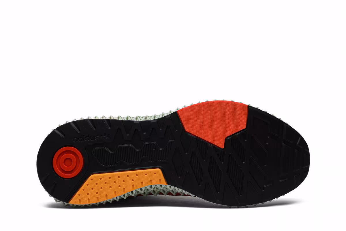 Sneakersnstuff x adidas ZX 4000 4D Sunrise, view 5