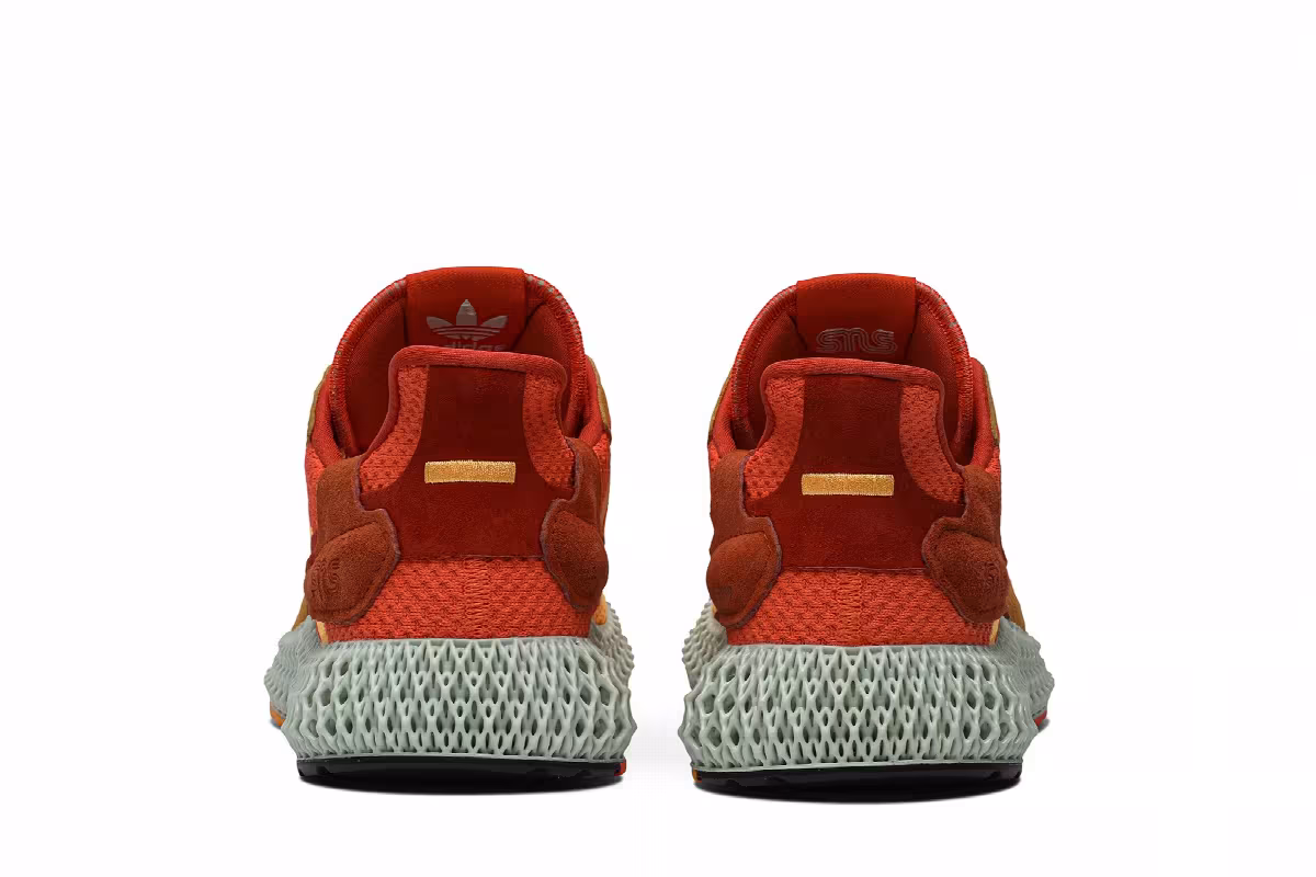 Sneakersnstuff x adidas ZX 4000 4D Sunrise, view 7