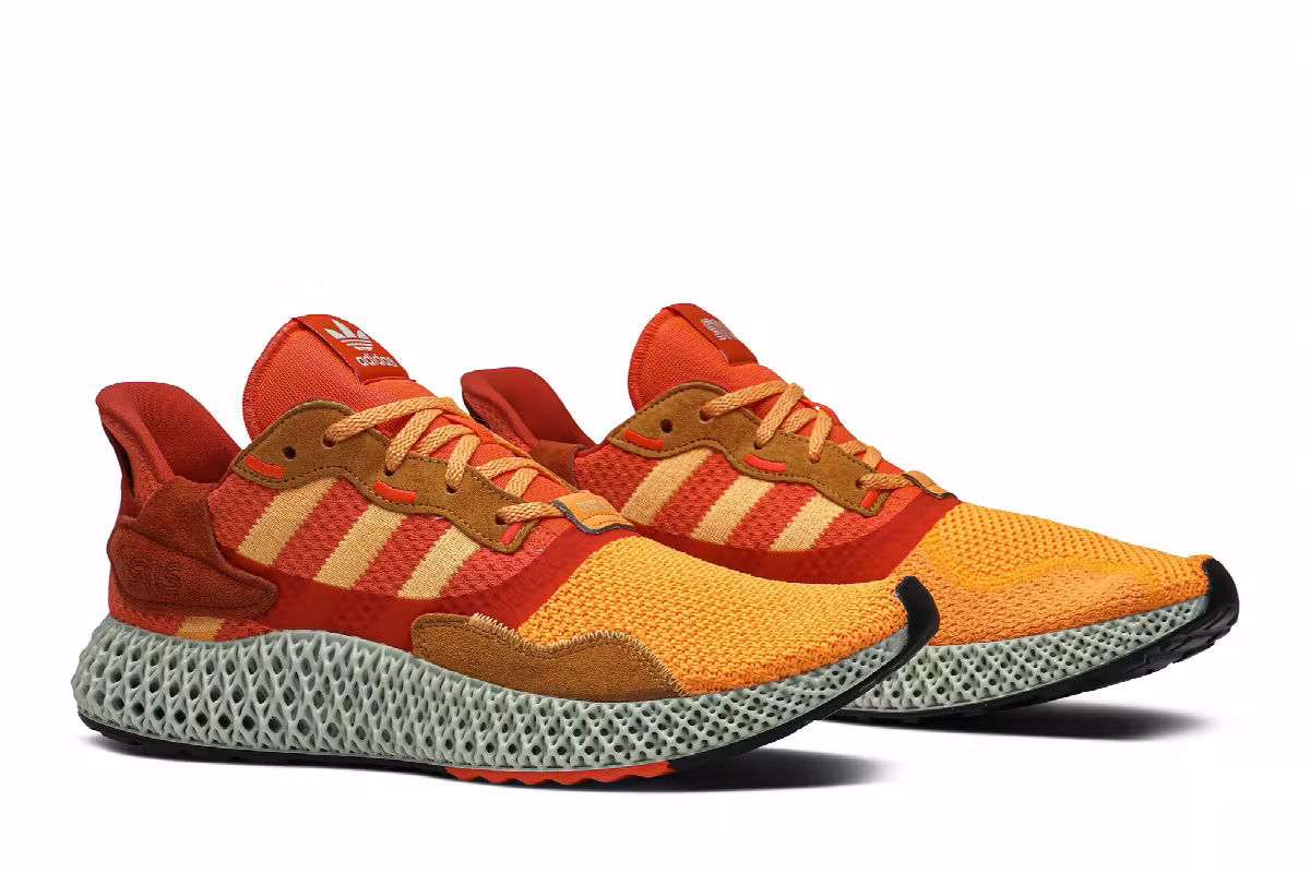 Sneakersnstuff x adidas ZX 4000 4D Sunrise, view 9