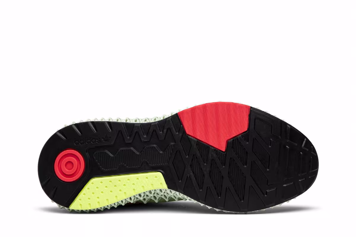 adidas ZX 4000 Futurecraft 4D Grey Yellow, view 5