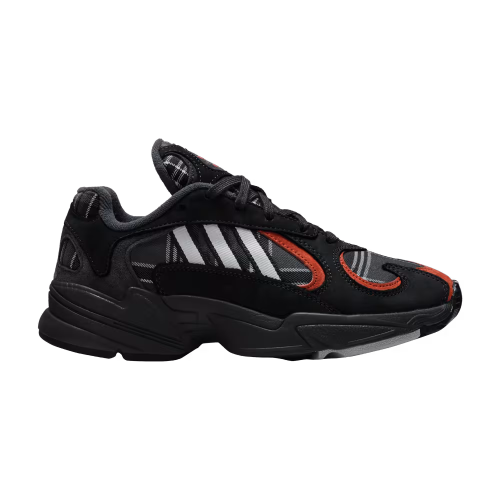 Adidas Yung-1 Orange Plaid