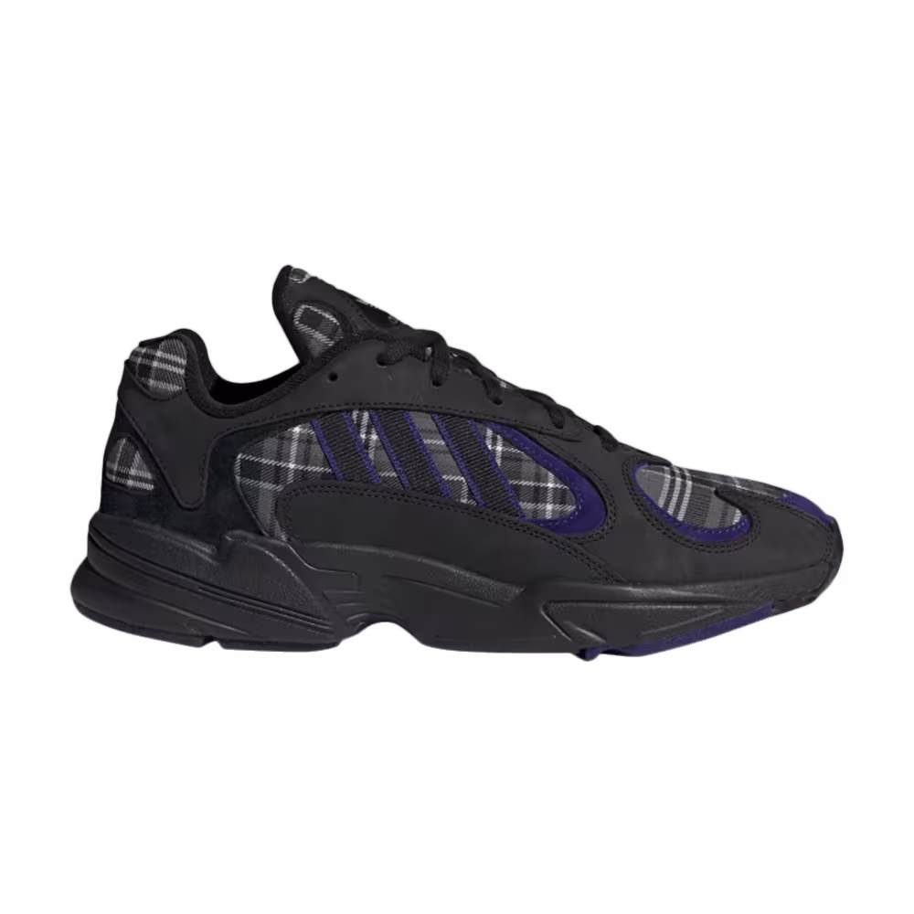Adidas Yung-1 Purple Plaid