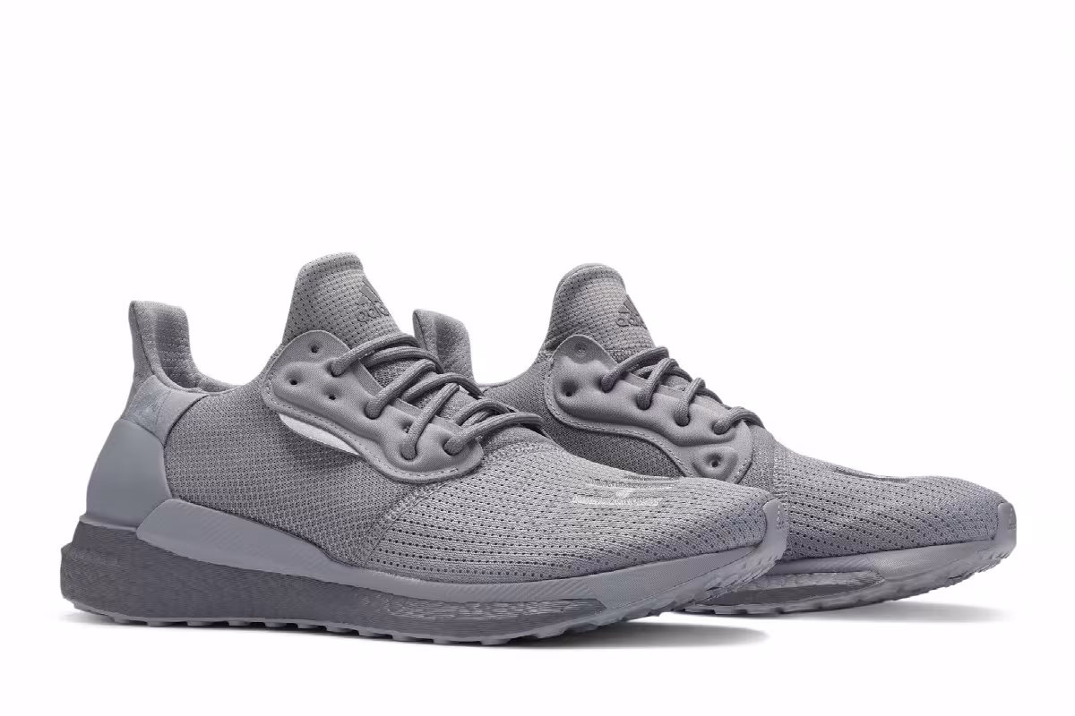 Pharrell x adidas Solar Hu Glide PRD Grey, view 9