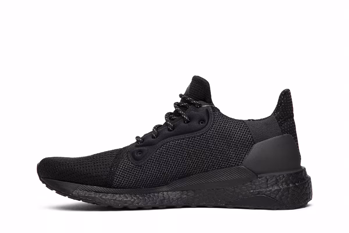 Pharrell x adidas Solar Hu Glide PRD Core Black, view 4