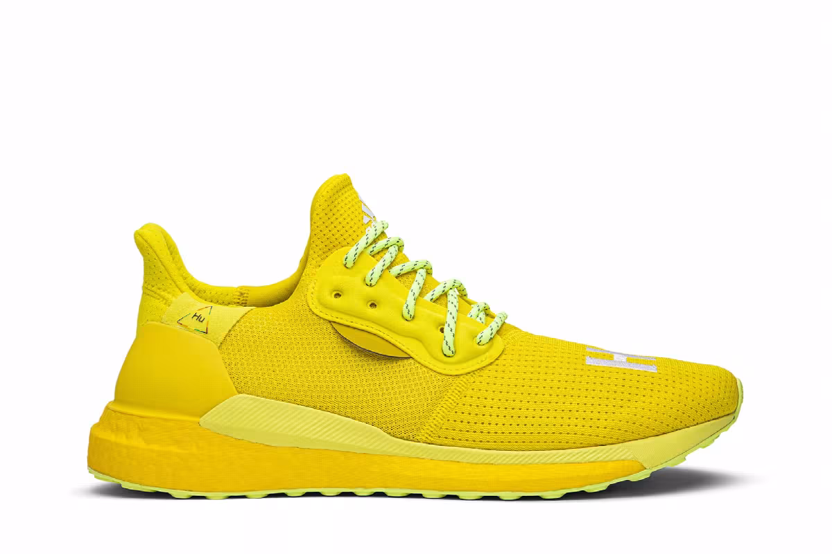 Pharrell x adidas Solar Hu Glide Bright Yellow, view 2