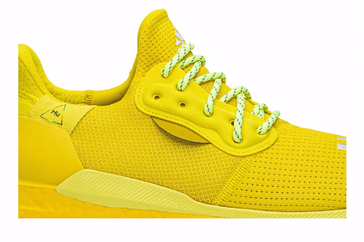 Pharrell x adidas Solar Hu Glide Bright Yellow, view 3
