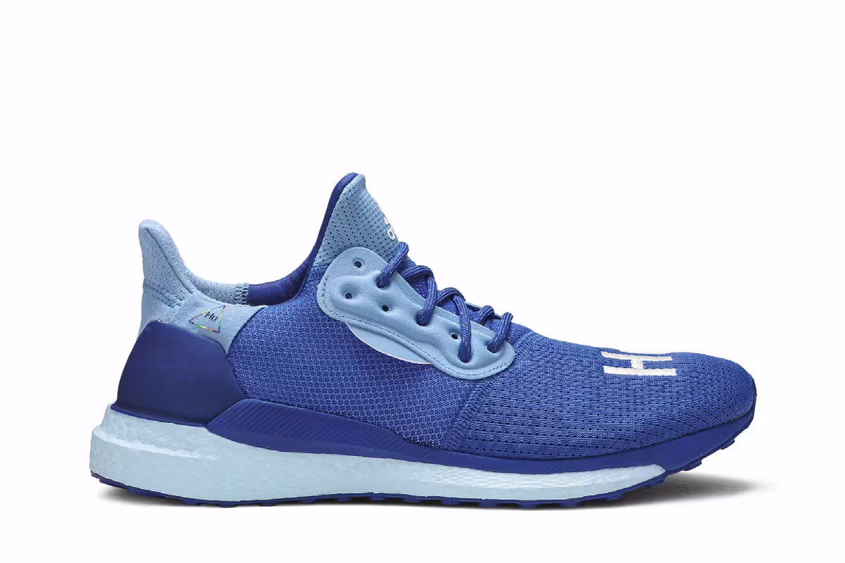 Pharrell x adidas Solar Hu Glide Power Blue, view 2