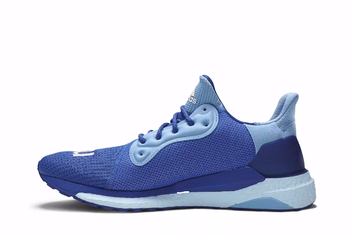 Pharrell x adidas Solar Hu Glide Power Blue, view 4