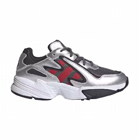 Adidas Yung-96 Chasm J 'Silver Metallic Scarlet'