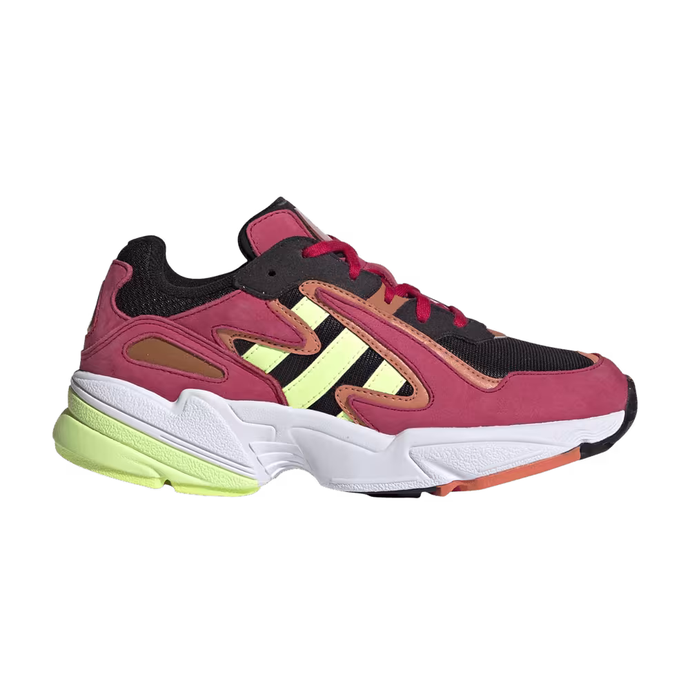 Adidas Yung-96 Chasm J Pink Hi-Res Yellow