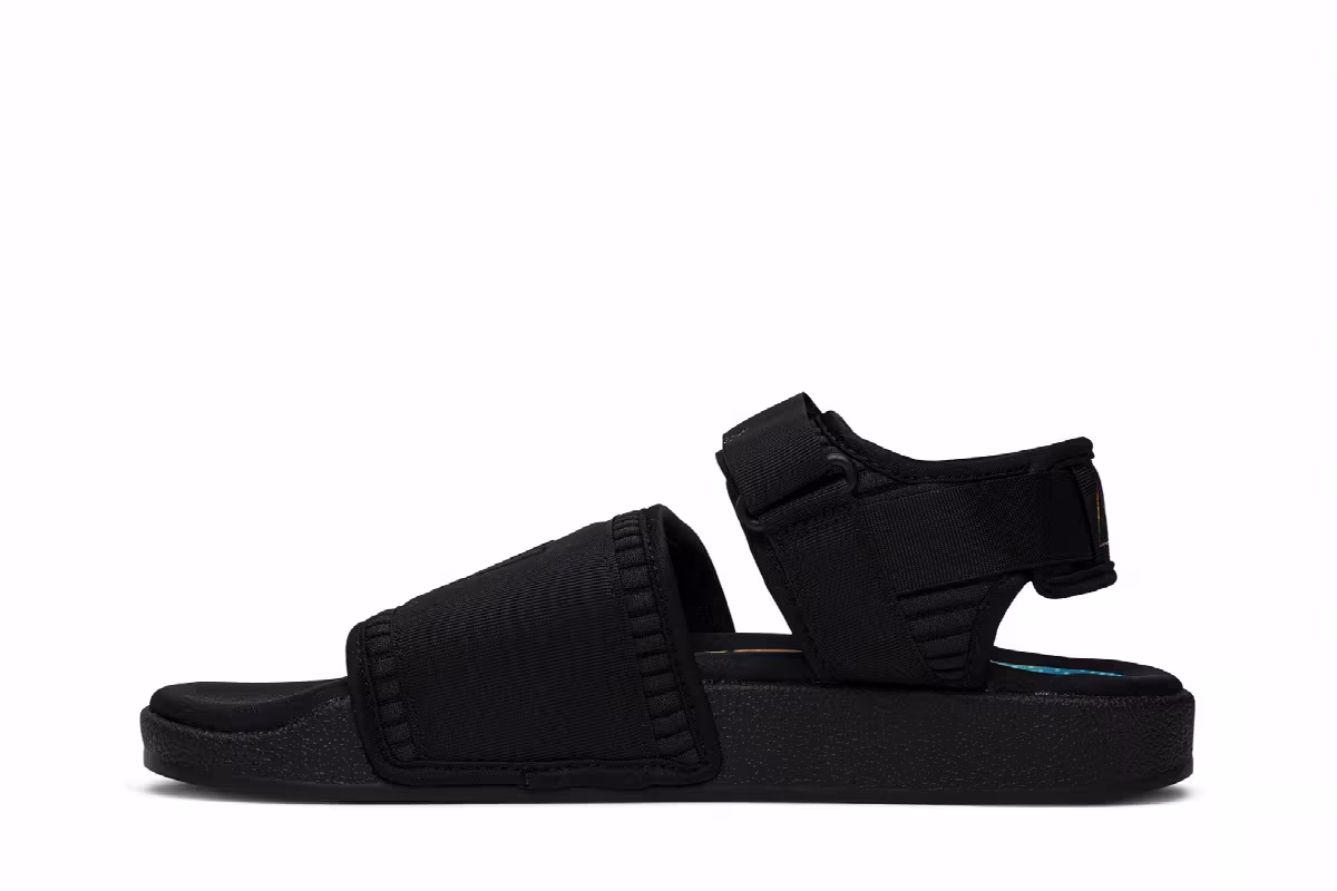Pharrell x adidas Adilette 2.0 Sandal Core Black, view 4