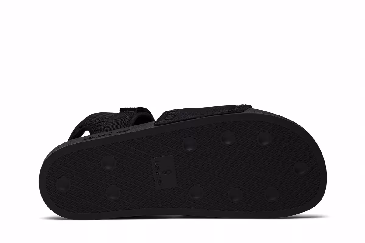 Pharrell x adidas Adilette 2.0 Sandal Core Black, view 5