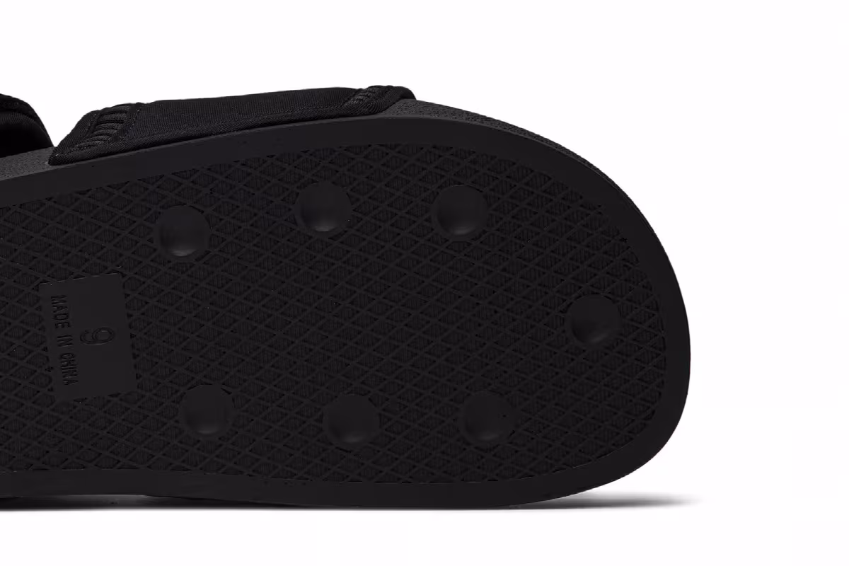 Pharrell x adidas Adilette 2.0 Sandal Core Black, view 6