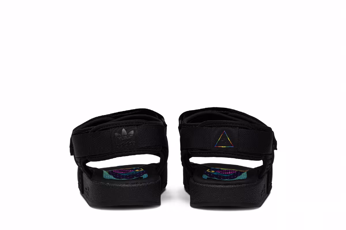 Pharrell x adidas Adilette 2.0 Sandal Core Black, view 7