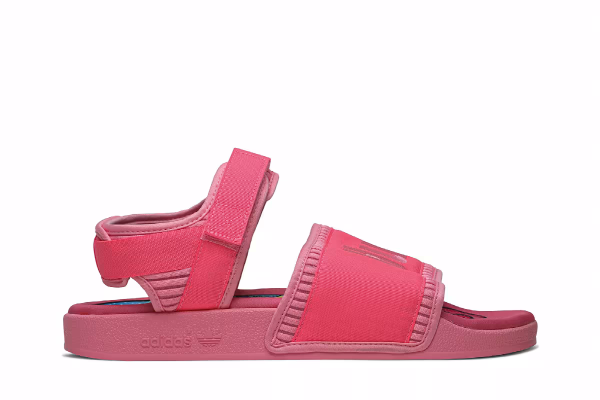 Pharrell x adidas Adilette 2.0 Sandal Hyper Pop, view 2
