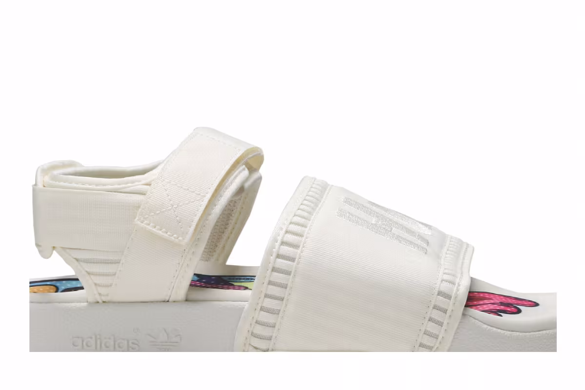 Pharrell x adidas Adilette 2.0 Sandal Cream White, view 3