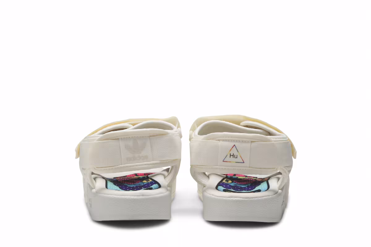 Pharrell x adidas Adilette 2.0 Sandal Cream White, view 7