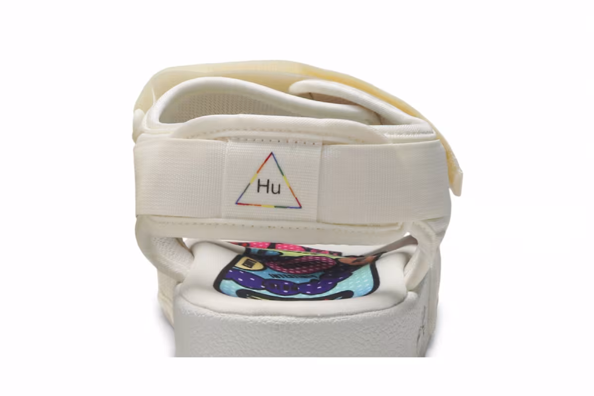 Pharrell x adidas Adilette 2.0 Sandal Cream White, view 8