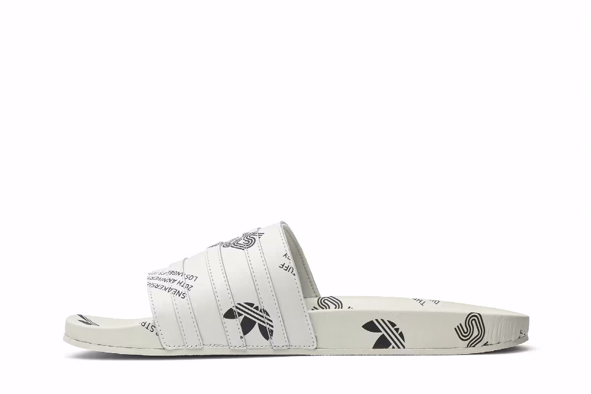 Sneakersnstuff x adidas Adilette Slide 20th Anniversary, view 4