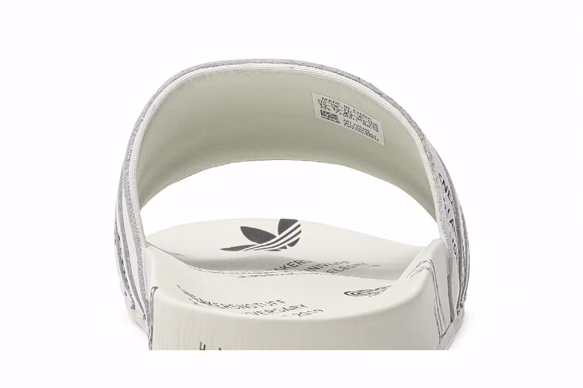 Sneakersnstuff x adidas Adilette Slide 20th Anniversary, view 8
