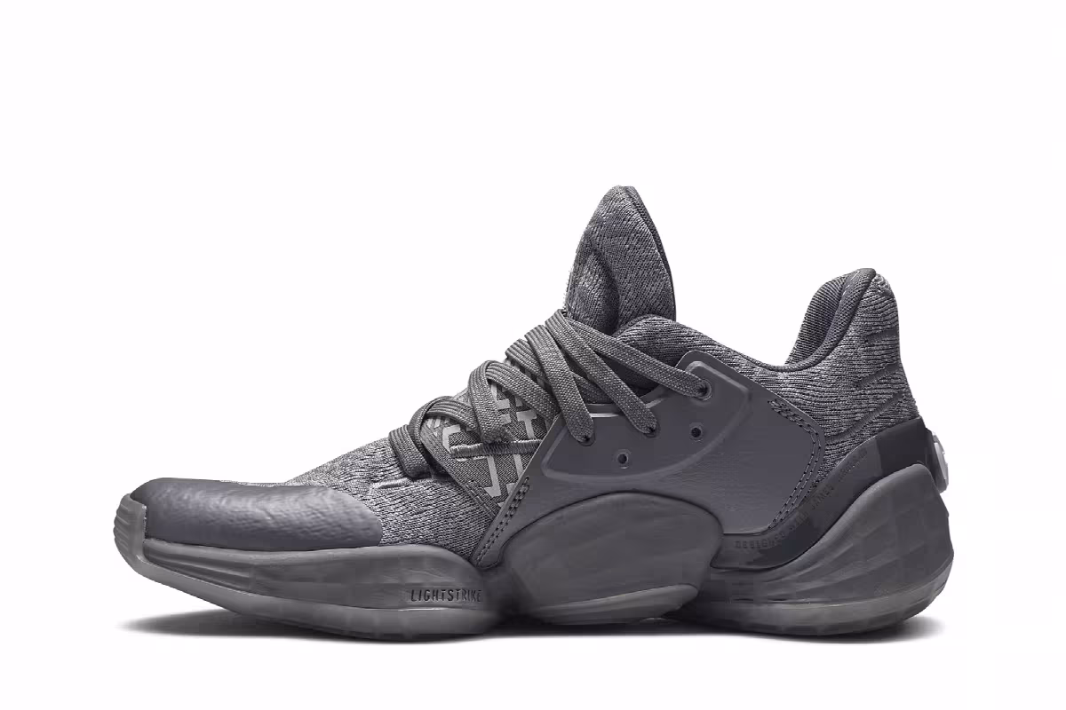 Adidas Harden Vol. 4 Grey, view 4